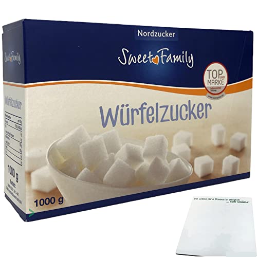 Nordzucker Sweet Family Würfelzucker (1kg) + usy Block von usy