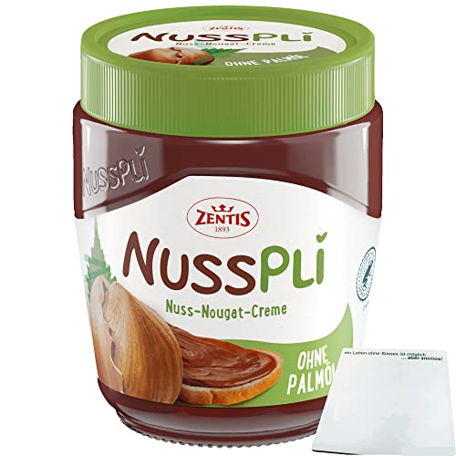Nusspli Nuss-Nougat-Creme ohne Palmöl (300g Glas) + usy Block von usy
