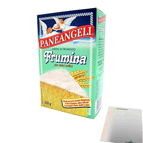 Paneangeli Frumina Amido di Frumento (250g Packung Weizenstärke) + usy Block von usy