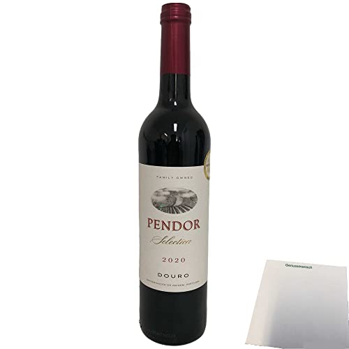 Pendor Selection Douro Vinho Tinto (0,75l Flasche Rotwein) + usy Block von usy