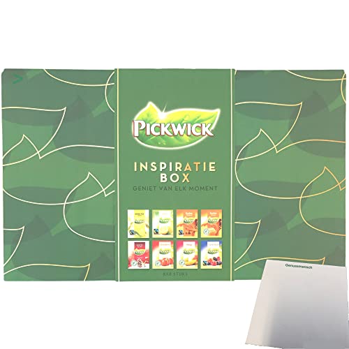 Pickwick Inspiratie Box 8 Sorten (64 Teebeutel) + usy Block von usy