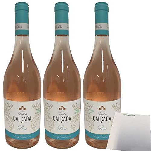 Portal da Calcada Rosé 3er Pack (3x0,75l Flasche Rosewein) + usy Block von usy