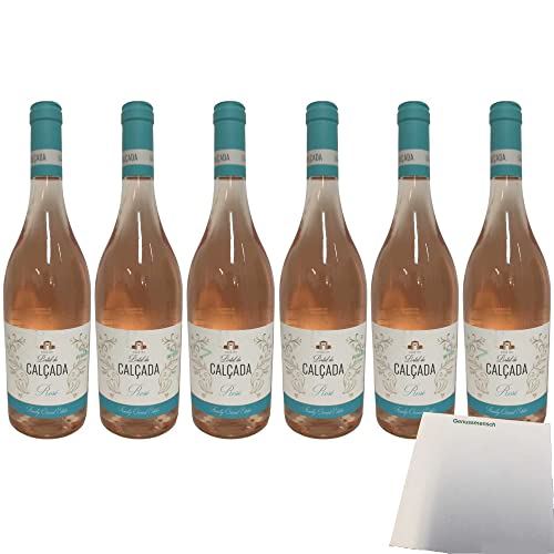 Portal da Calcada Rosé 6er Pack (6x0,75l Flasche Rosewein) + usy Block von usy
