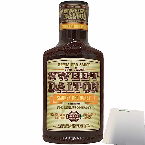 REMIA Sweet Dalton Smokey Honey Sauce (450ml Flasche) + usy Block von usy