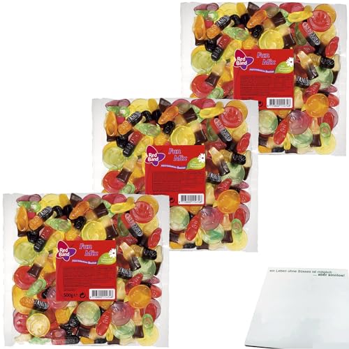 Red Band Fun Mix 3er Pack (3x500g Beutel) + usy Block von usy