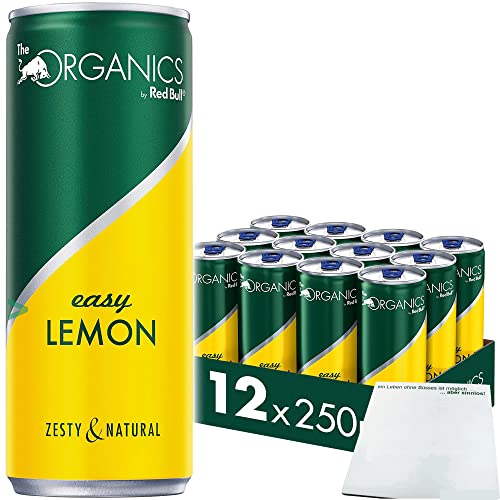 Red Bull Organics Easy Lemon (12x250ml Dosen) + usy Block von usy