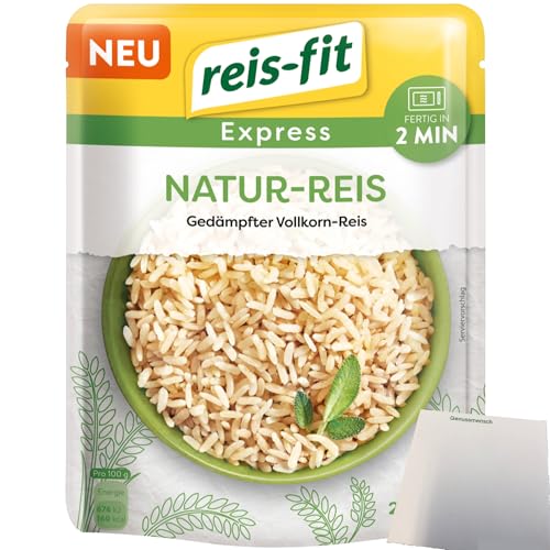 Reis-Fit Express Natur Reis (250g Packung) + usy Block von usy