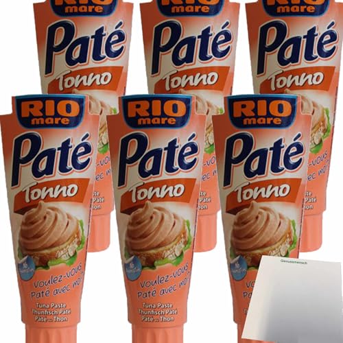 Rio mare Thunfisch Paté "Tonno" 6er Pack (6x100g Tube) + usy Block von usy