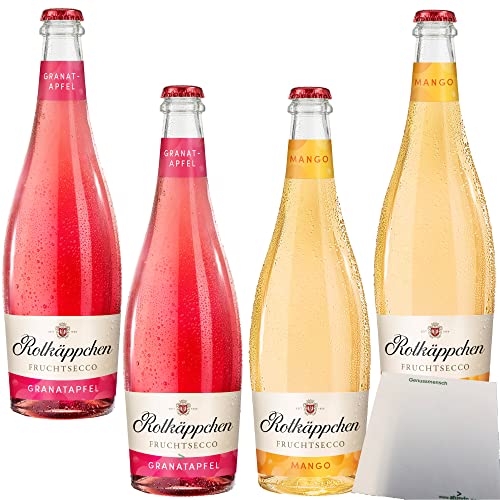 Rotkäppchen Fruchtsecco Granatapfel + Mango 2x750ml Flaschen je Sorte 8% vol. + usy Block von usy