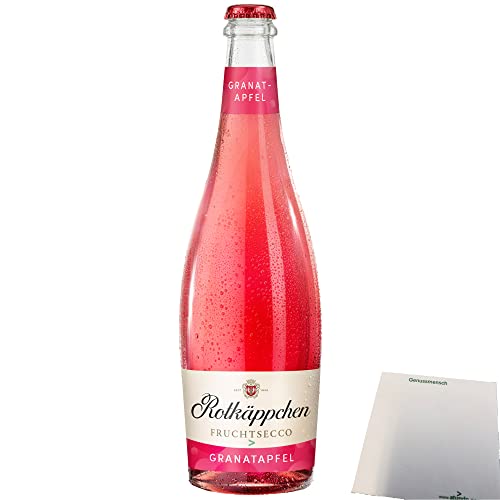 Rotkäppchen Fruchtsecco Granatapfel 8% vol. 1er Pack (1x750ml Flasche) + usy Block von usy