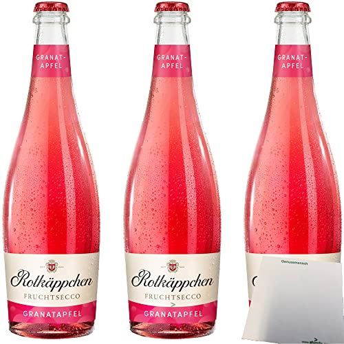 Rotkäppchen Fruchtsecco Granatapfel 8% vol. 3er Pack (3x750ml Flasche) + usy Block von usy