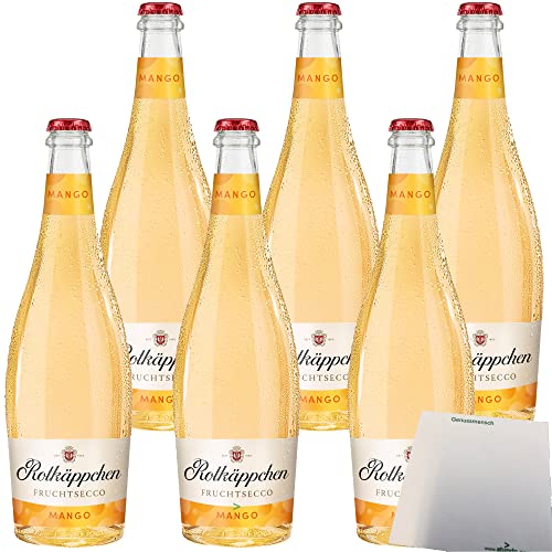 Rotkäppchen Fruchtsecco Mango 8% vol. 6er Pack (6x750ml Flasche) + usy Block von usy