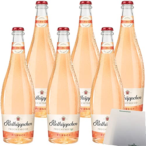 Rotkäppchen Fruchtsecco Pfirsich 8% vol. 6er Pack (6x750ml Flasche) + usy Block von usy