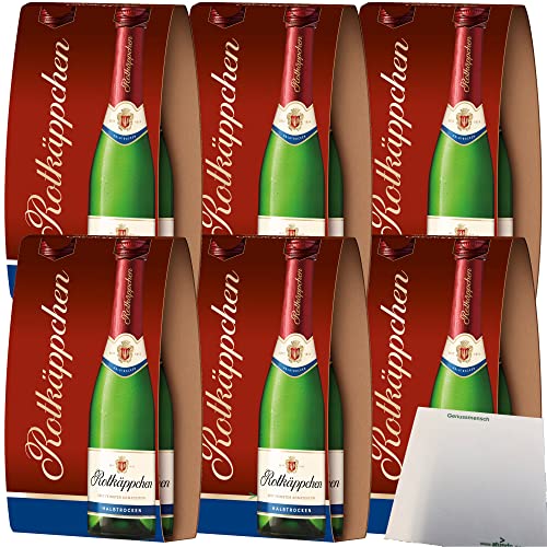 Rotkäppchen Sekt halbtrocken 11% vol. 6er Pack (12x0,2l Flasche) + usy Block von usy