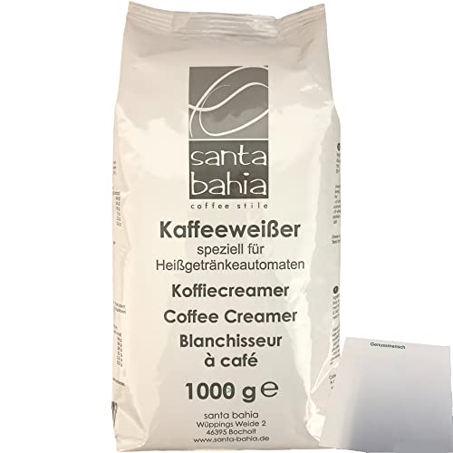 Santa Bahia Kaffeeweisser für Heißgetränkeautomaten Coffee Creamer (1x1 kg Beutel) + usy Block von usy