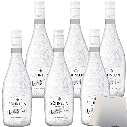 Söhnlein White ICE 8% vol. fruchtig-süß 6er Pack (6x0,75 Liter Flasche) + usy Block von usy