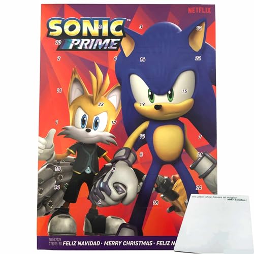 Sonic Prime Adventskalender (65g Packung) + usy Block von usy