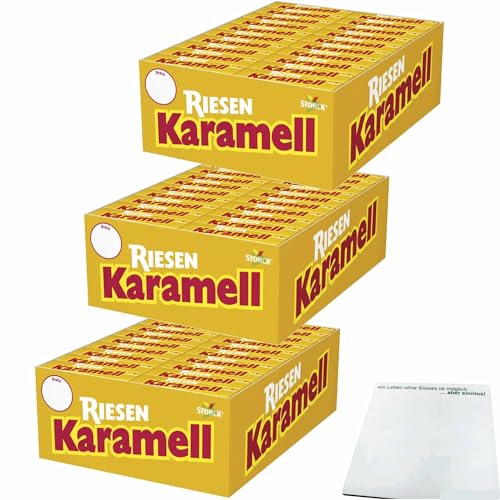 Storck Riesen Karamel 80er Pack 3er Pack (3x Kioskbox, 80x29g) + usy Block von usy