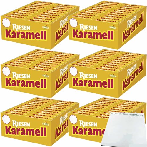 Storck Riesen Karamel 80er Pack 6er Pack (6x Kioskbox, 80x29g) + usy Block von usy