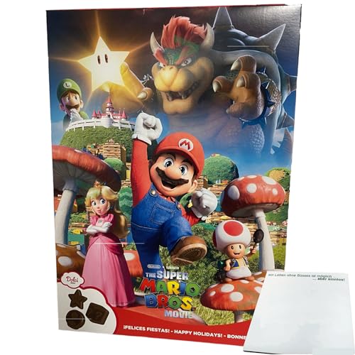 Super Mario Adventskalender Premium XL (280g Schokolade) + usy Block von usy