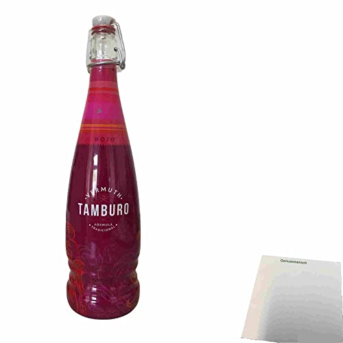 TAMBURO Vermouth Rojo 15% (1l Flasche Wermut) + usy Block von usy