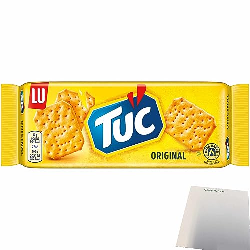 TUC Cracker Original Salzgebäck (100g Packung) + usy Block von usy
