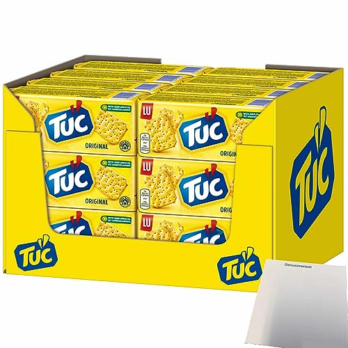 TUC Cracker Original Salzgebäck VPE (24x100g Packung) + usy Block von usy