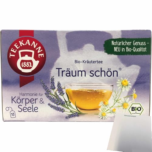 Teekanne Träum schön Harmonie für Körper und Seele (34g Packung) + usy Block von usy