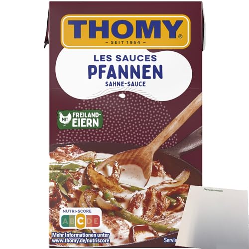 Thomy Les Sauces Pfannen Sahne Sauce (250ml Packung) + usy Block von usy