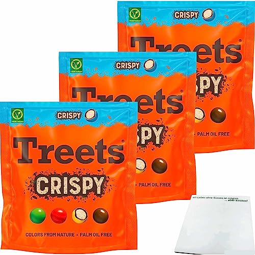Treets Crispy Linsen 3er Pack (3x255g Packung) + usy Block von usy