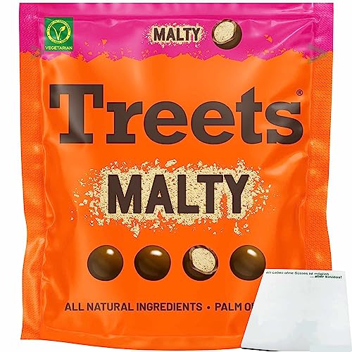 Treets Malty Linsen (212g Packung) + usy Block von usy