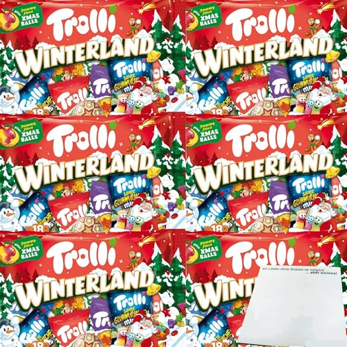 Trolli Winterland 6er Pack (6x360g Packung) + usy Block von usy