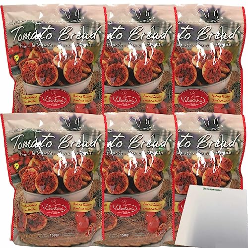Valentina Pan con Tomate Geröstetes Brot mit Tomate und Oregano 6er Pack (6x150g Beutel) + usy Block von usy