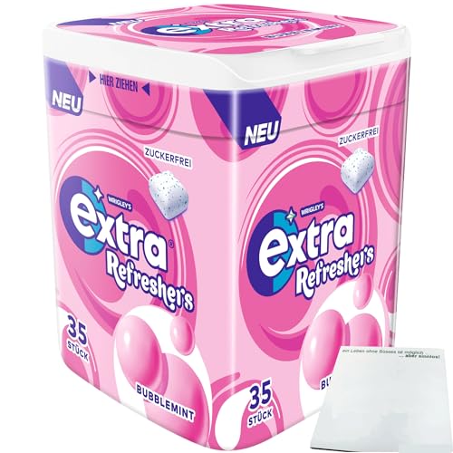 Wrigleys Extra Refreshers Bubblemint Kaugummi (35 Stck. Dose) + usy Block von usy