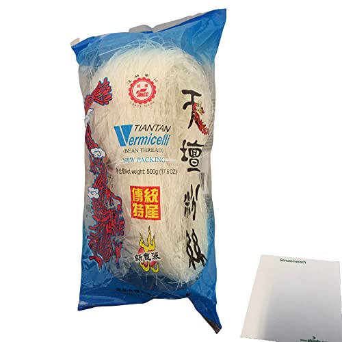 YANCO Vermicelli-Nudeln (500g Beutel, Tiantian) + usy Block von usy