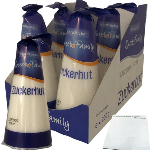 Zuckerhut Sweet Family Nordzucker VPE (6x250g) + usy Block von usy