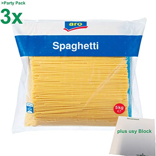 aro Spaghetti 3er Party Pack (3x5kg Sack) plus usy Block von usy