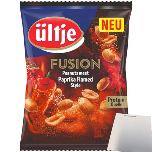 ültje Erdnüsse Fusion Paprika Flamed Style (150g Beutel) + usy Block von usy