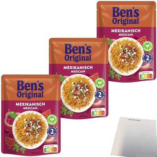 usy Bundle für Ben's Original Express Mexikanisch 3er Pack (3x220g Packung) + usy Block von usy