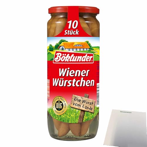 usy Bundle für Böklunder Wiener Würstchen (500g Glas) mit 10 Würstchen + usy Block von usy