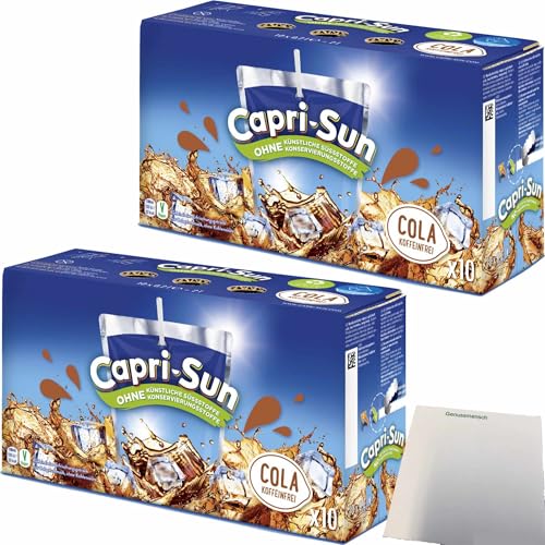 usy Bundle für Capri Sun Cola Koffeinfrei 2er Pack (2x10x200ml Packung) + usy Block von usy