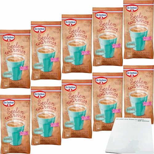 usy Bundle für Dr. Oetker Seelenwärmer Karamell 10er Pack (10x58g Beutel) + usy Block von usy