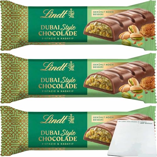 usy Bundle für Lindt Dubai Style Chocolade 3er Pack (3x40g Riegel) + usy Block von usy