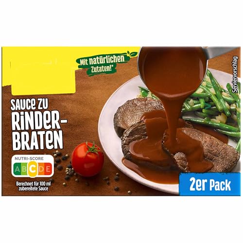 usy Bundle für Maggi Sauce zu Rinderbraten ergibt 2x250ml (58g Multipack) + usy Block von usy