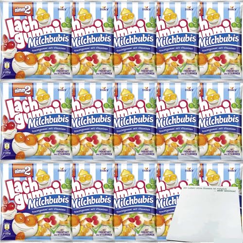 usy Bundle für Nimm 2 Lachgummis Milchbubis 15er Pack (15x225g Packung) + usy Block von usy