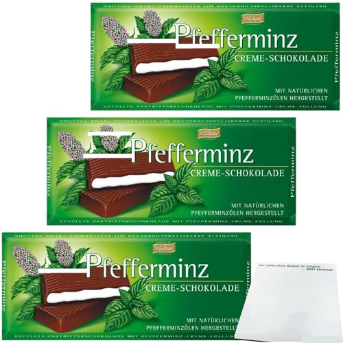 usy Bundle für Pfefferminz Creme-Schokolade 3er Pack (3x100g Packung) + usy Block von usy