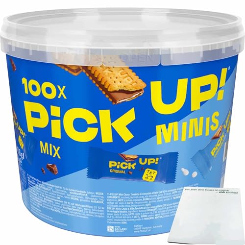 usy Bundle für Pick Up! Mix mit Mini Riegeln (100Stk 1,06kg Runddose) + usy Block von usy