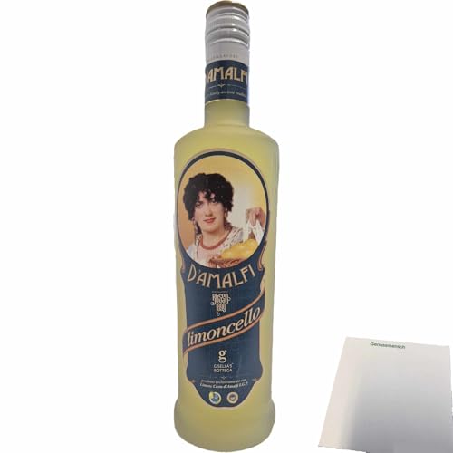 usy Bundle für Russo D'Amalfi Limoncello Zitronen Likör (500ml Flasche) + usy Block von usy