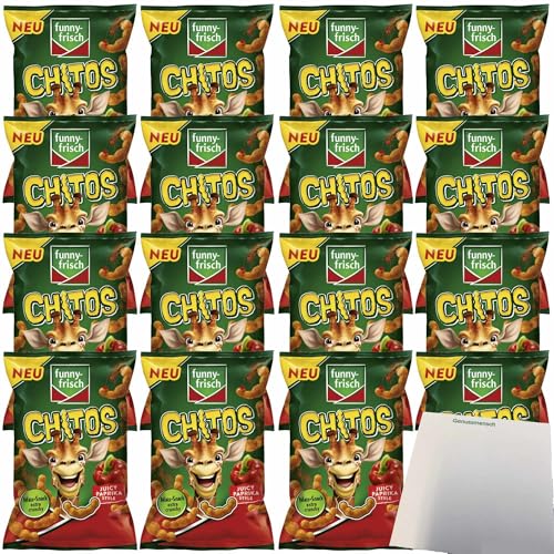 usy Bundle für funny frisch Chitos Juicy Paprika Style 16er Pack (16x80g Packung) von usy