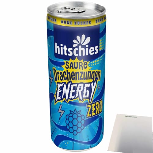 usy Bundle für hitschies Energy-Drink saure Drachenzungen (250ml Dose) + usy Block von usy